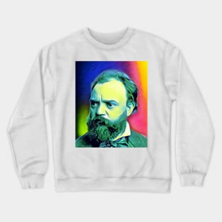 Antonín Dvořák Colourful Portrait | Antonín Dvořák Artwork 5 Crewneck Sweatshirt